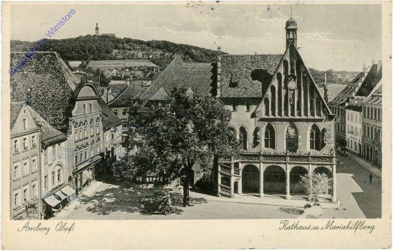 Amberg, Rathaus und Mariahilferberg