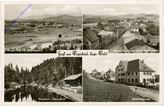 Wegscheid, Multiansicht