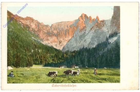 Scharitzkehlalpe, Ansicht