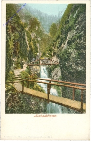 Almbachklamm, Ansicht