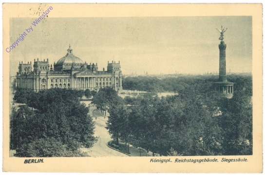Berlin, Reichstagsgebäude, Siegessäule