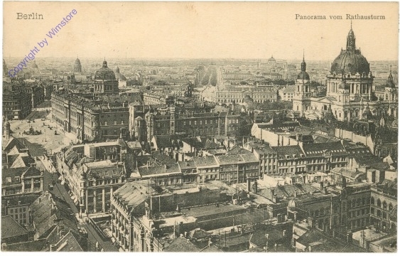 Berlin, Panorama vom Rathausturm