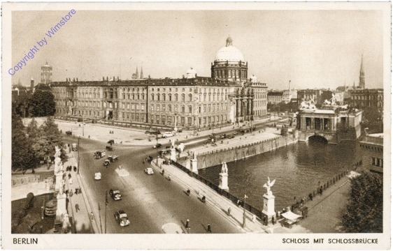 Berlin, Schloss mit Schlossbrücke
