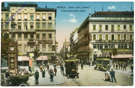ak204317 Berlin, Unter den Linden, Friedrichstrassen-Ecke