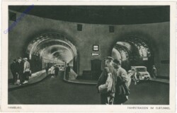 ak204326 Hamburg, Fahrstrassen im Elbtunnel