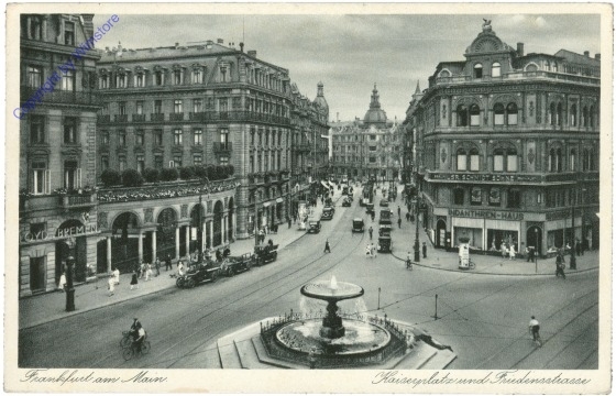 Frankfurt am Main, Kaiserplatz und Friedensstrasse