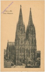 ak204360 Köln, Dom, Westseite