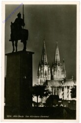 ak204371 Köln, Das Kürrassier-Denkmal