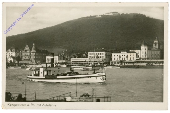 Königswinter, mit Autofähre