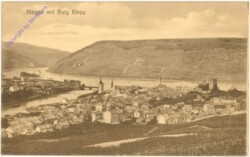 Bingen, mit Burg Klopp