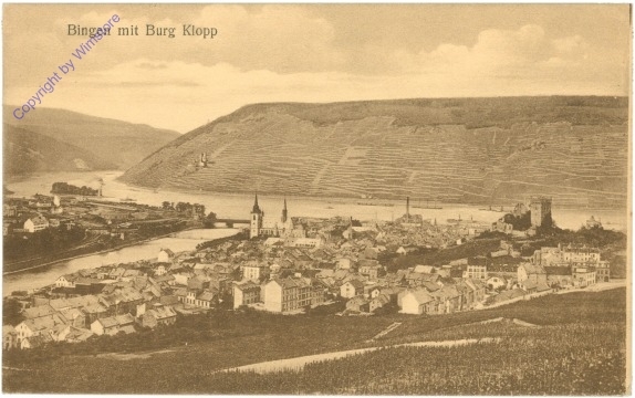 Bingen, mit Burg Klopp