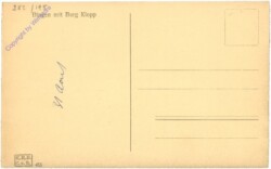 Bingen, mit Burg Klopp