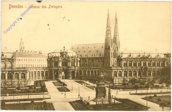 Dresden, Inneres des Zwingers