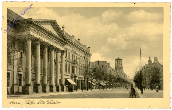 ak204429 Dessau, Kaffee Altes Theater