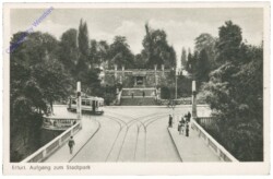 ak204444 Erfurt, Aufgang zum Stadtpark