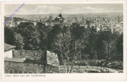 Erfurt, Blick von der Cyriaksburg