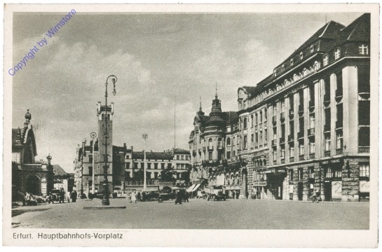 Erfurt, Hauptbahnhofs-Vorplatz