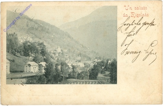 Rigolato, Un saluto