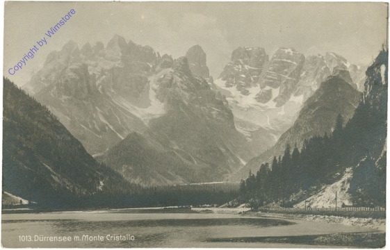 Dürrensee, mit Monte Cristallo