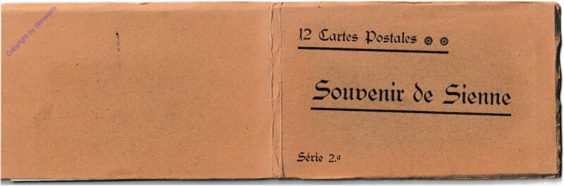 Sienne, Ansichten, 12 Postkarten