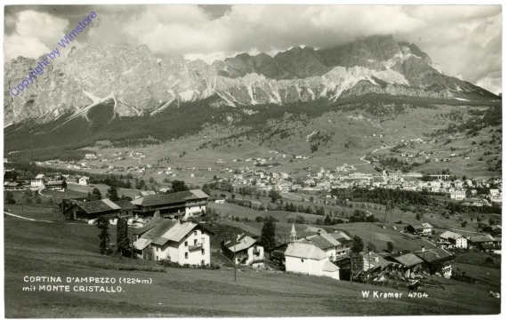 Cortina d'Ampezzo, mit Monte Cristallo