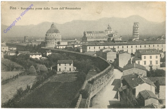 ak204641 Pisa, Panorama preso dalla Torre dell'Amanzatore