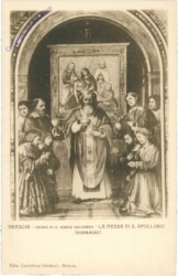 Brescia, Chiesa di S. Maria Calcherr, La Messa di S. Apollonio