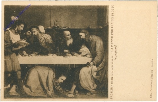 ak204705 Brescia, Chiesa di S. Giovanni ev., La Maddalena al Piedi di Gesu