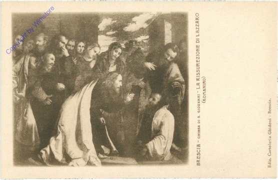ak204707 Brescia, Chiesa di S. Giovanni, La Rissurezione di Lazzaro
