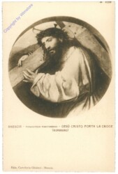 Brescia, Finacoteca Martinenco, Gesu Cristo porta la croce