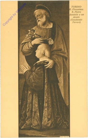 Torino, R. Pinacoteca, S. Pietro Apostolo e un devoto