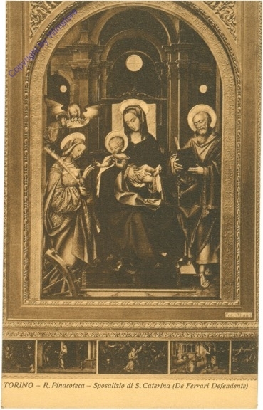 Torino, R. Pinacoteca, Sposalizio di S. Caterina