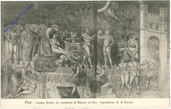 Pisa, Campo Santa, La creazione di Adamo ed Eva