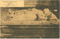 Pavia, Monumentale Certosa, Monumento a Lodovico Sforza detto il Moro e a Beatrice d'Este