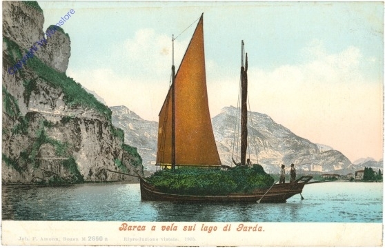 Lago di Garda, Barca a vela sul lago