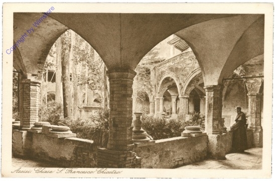 ak204835 Assisi, S. Francesco Chiesa Chiostro