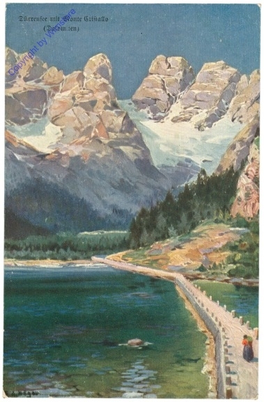 Dolomiti (Dolomiten), Dürrensee mit Monte Cristallo