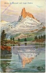Becco di Mezzodi, mit Lago Federa