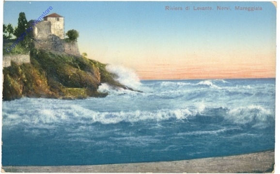 Vervi, Riviera di Levante, Mareggiata