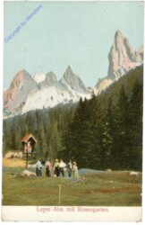 Leyer-Alm, mit Rosengarten