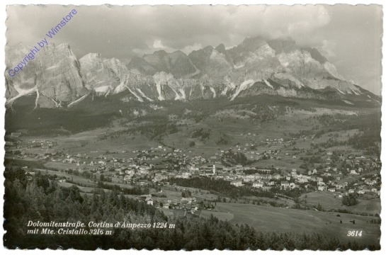 Cortina d'Ampezzo, mit Monte Cristallo