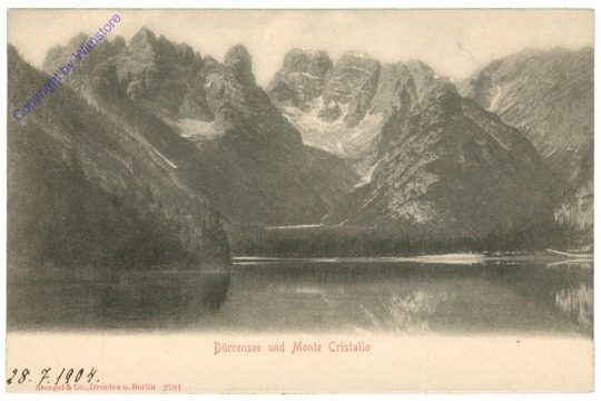 Dolomiti (Dolomiten), Dürrensee mit Monte Cristallo