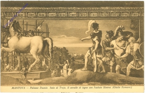 Mantova, Palazzo Ducale, Sala degli Troja