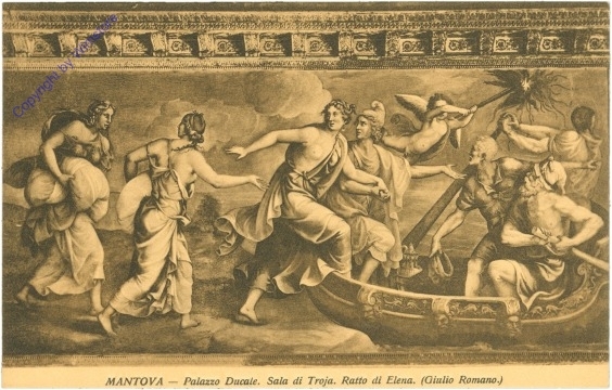 Mantova, Palazzo Ducale, Sala degli Troja