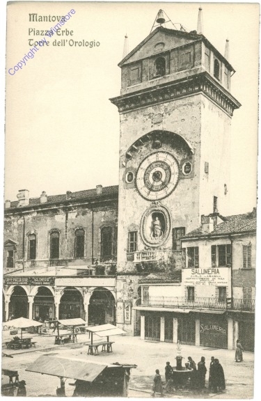 Mantova, Piazza Erbe, Torre dell'Orologio