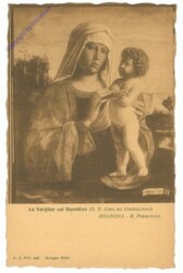 Bologna, R. Pinacoteca, La Vergine col Bambino