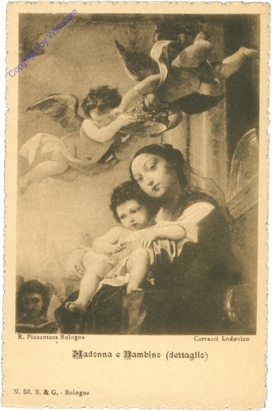 ak204969 Bologna, R. Pinacoteca, Madonna e Bambino
