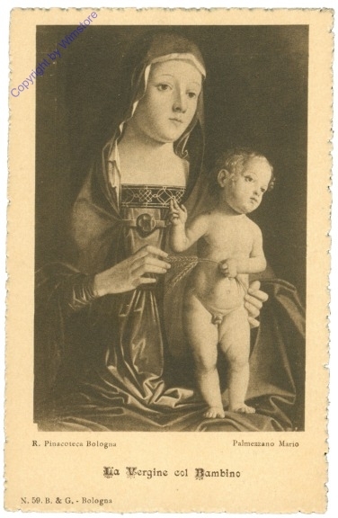ak204975 Bologna, R. Pinacoteca, La Vergine col Bambino
