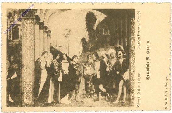 ak204978 Bologna, R. Pinacoteca, Sposalizio S. Cecilia