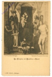 Bologna, R. Pinacoteca, La Vergine col Bambino e Santi